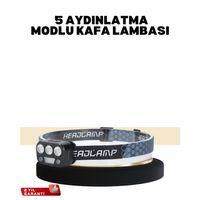 Kamp Ve Trekking İçin Sensörlü Led Kafa Lambası