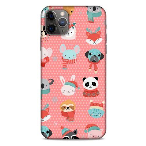 Animax Noel Sevimli Hayvanlar Apple Iphone 11 Pro Max Kılıf Desenli Silikon