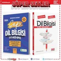 Çap Yayınları TYT MSÜ KPSS Dil Bilgisi Pratik Konu Özetleri Deneme İlaveli ve AKM Dil Bilgisi Soru Bankası Seti 2 Kitap