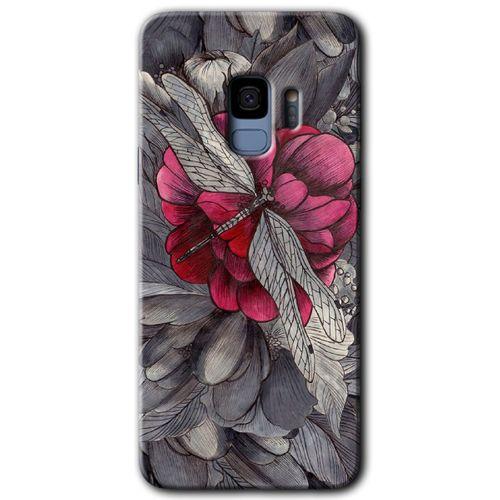 Samsung Galaxy S9 Kılıf HD Desen Baskılı Arka Kapak - kelebek Ömrü