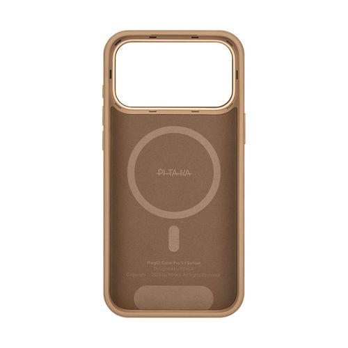 Apple iPhone 17 Pro Kılıf M-safe Şarj Özellikli Aramid Fiber Pitaka Military-Grade Sunset-Moonrise Serisi Kapak