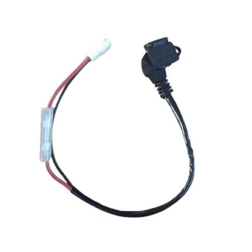 ŞARJ BAĞLANTI GİRİŞ SOKETİ SİGORTALI [KABLOLU VE KAPAKLI]  E-BIKE