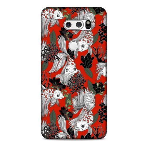 Animax Balıklar ve Çiçekler LG K40S Kılıf Desenli Silikon