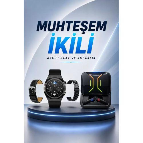 Dijital Göstergeli Bluetooth Kulaklık Ve Bildirim Görebilen Akıllı Saat Alarm Ve Titreşim