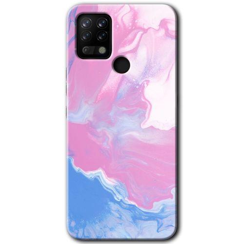 Tecno Pova HD Baskılı Kılıf + 9D Tam Ekran Koruyucu - Liquid Lekeler Art