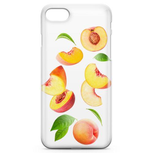 Apple iPhone 7 Kılıf Şeftali Suyu Arka Kapak Koruma Desenli Full Koruyucu