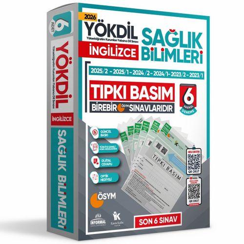 2026 YÖKDİL İngilizce SAĞLIK BİLİMLERİ ÖSYM Çıkmış Soru Tıpkı Basım Deneme Paketi 6lı Türkiye Geneli