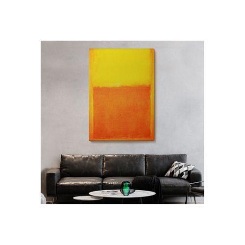 Mark Rothko Turuncu Sarı Eseri Kanvas Duvar Tablosu-5107