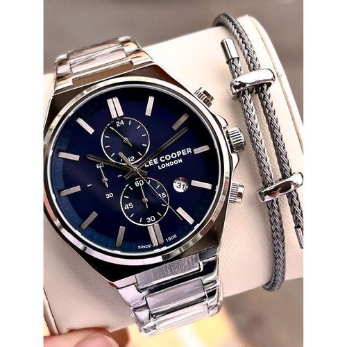 Lee Cooper İtalyan Tasarım Bileklik Hediyeli 2 Yıl Garantili 5 Atm Erkek Kol Saati ELC.07835.390