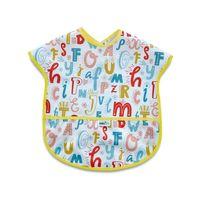 Babyjem BabyJem Baskılı BLW Kolsuz Önlük 788 Harf Desen
