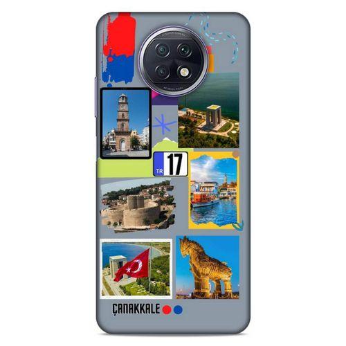 Lopard Xiaomi Redmi Note 9T Uyumlu Kılıf Şehirli ※ (17) Çanakkale Tasarım Kılıf