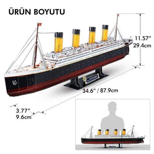 Cubic Fun Titanic Led Işıklı 3D Puzzle L521H