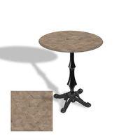 Dockers Çipa 1012 Döküm Ayak Yuvarlak Masa Çap 90cm - (Werzalit, Wermodin ve Allzalit Tabla) - Edgy Wood