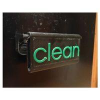 - Bulaşık Makinesi Temiz Kirli İşareti Yükseltilmiş Yazı Magnet Arka (Bu ürün Sadece Plastik parçadır - Almadan Önce Soru Sorabilirsiniz)