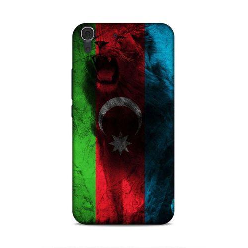 Huawei Honor 8a Uyumlu Kılıf Azarbaijan (35) Fit Design Kılıf Bayrak Aslanlı