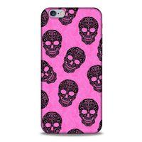 Apple Iphone 6 Uyumlu Kılıf Pembe Delisi (39) Liquid Crystal Kılıf Kurukafa