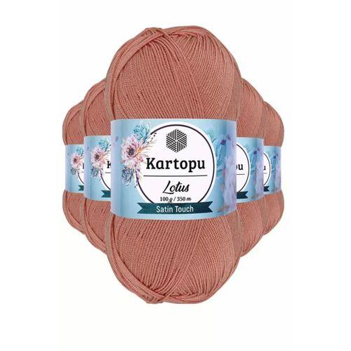 5 Adet Lotus Bikini Büstiyer Bluz Örgü İpi  K103 Pişmiş Ayva