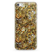 Apple iPhone 5s Kılıf Honey Doodle Arka Kapak Koruma Desenli Full Koruyucu