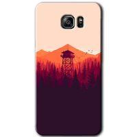 MRCİLETİSİM MRCİLETİSİM Samsung Galaxy Note 5 Kılıf HD Desen Baskılı Arka Kapak + Temperli Cam - Gözlem Kulesi