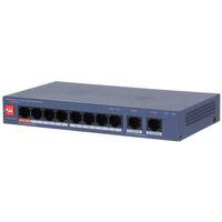 DAHUA CS4010-8ET2GT-60 8 PORT 10/100 + 2 PORT GIGABIT UPLINK CLOUD YÖNETİLEBİLİR 60W POE METAL KASA SWITCH