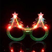 LED Işıklı Yılbaşı Çam Ağacı Gözlük - 1 Adet