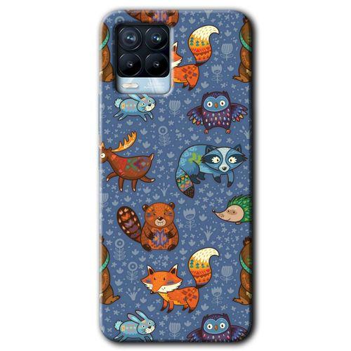 Realme 8 Pro Kılıf HD Desen Baskılı Arka Kapak - Animals Funny