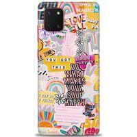 Samsung Galaxy A81 / Note 10 Lite Kılıf HD Baskılı Kılıf - Good Vibes + Tam Ekran Koruyucu