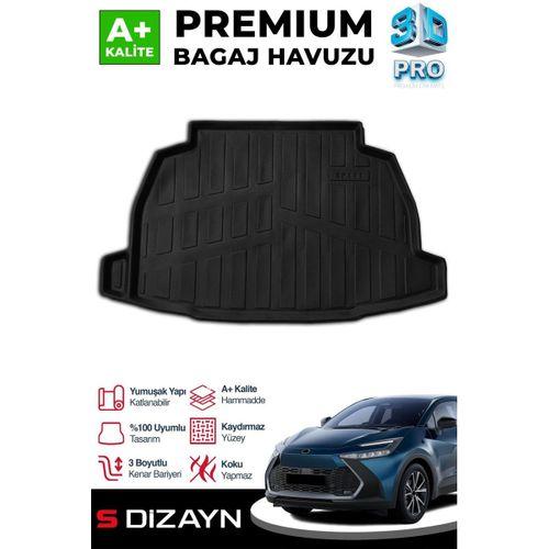 S-Dizayn Toyota C-Hr 3D Pro Bagaj Havuzu 2024 Üzeri A+ Kalite