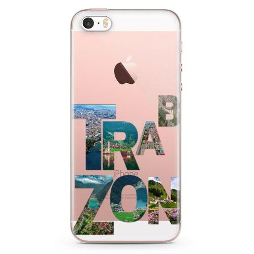 Apple iPhone SE Kılıf Trabzon Gezi Arka Kapak Koruma Desenli Full Koruyucu