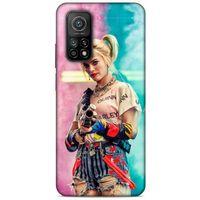 Xiaomi Mi 10T 5G Uyumlu Kılıf Harley Quinn (27) Tasarımlı Kılıf Kobalt mavisi