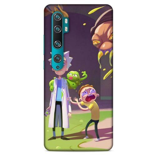 Xiaomi Mi Note 10 Uyumlu Kılıf Rick And Morty (31) TPU Kılıf Cronenberg Rick