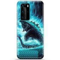Huawei P40 Pro Kılıf Dragons (39) Liquid Crystal Kılıf Ejderhalar