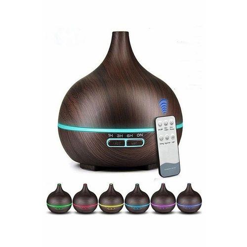 Hava Nemlendirici 7 Led Işıklı Aromatik Oda Kokusu 550 Ml Kahve Aroma Difüzörü Buhar Makinası