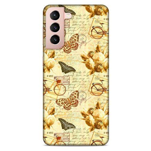 Lopard Samsung Galaxy S21 Uyumlu Kılıf Kelebek Etkisi (33) Hybrid Kılıf