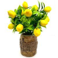 Saksıda Yapay Mini Limon Ağacı 30 Cm