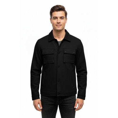 Erkek Siyah Silim Fit Mevsimlik Süet Spor Mont BGL-ST05016