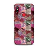 Xiaomi Redmi Note 6 Pro Uyumlu Kılıf Romans (30) Silicone Case Pembe Yeşil