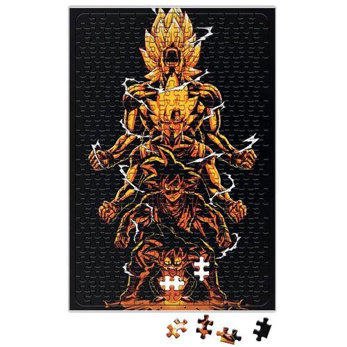 A Melhor Estampa Do Goku Puzzle 240 Parça Yapboz