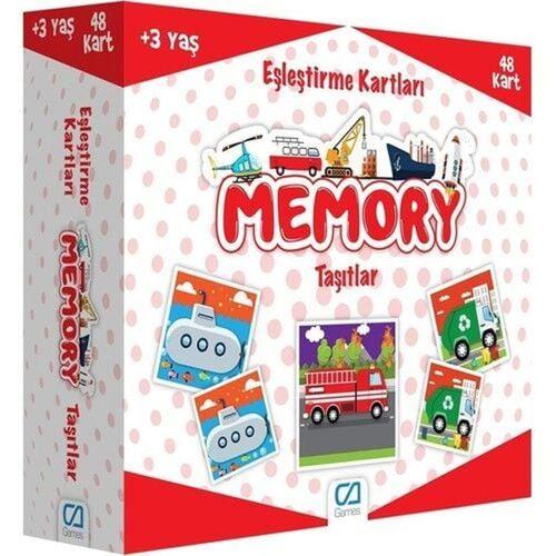 Games Games Eşleştirme Kartları Taşıtlar 48 Kart 5038