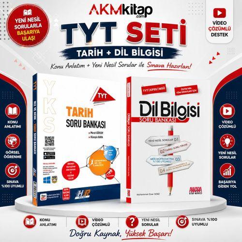 Hız ve Renk TYT Tarih ve AKM Dil Bilgisi Soru Bankası Seti 2 Kitap