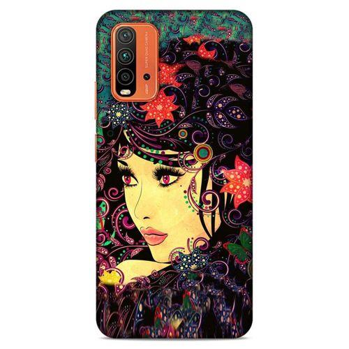 Lopard Xiaomi Redmi Note 9 4g Uyumlu Kılıf Sürreal Yüzler ♀ (41) Tank Kılıf Baskılı