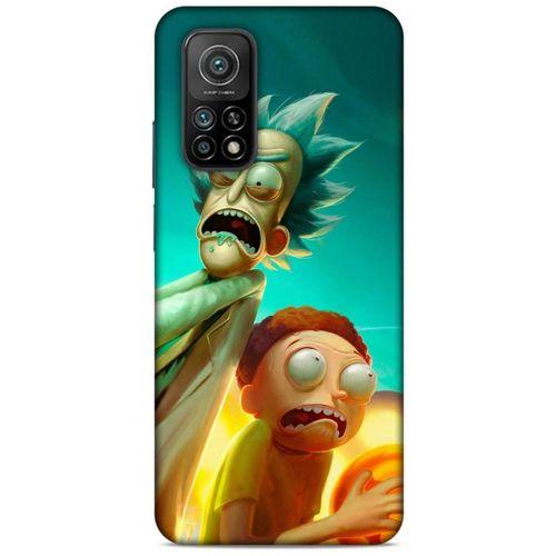 Xiaomi Mi 10T 5G Uyumlu Kılıf Rick And Morty (24) Darbe Emici Kılıf Frank Palicky