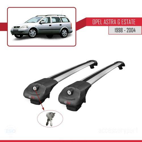 Opel Astra (G) SW 1998-2004 Arası ile uyumlu ACE-1 Ara Atkı Tavan Barı GRİ