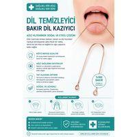 Bakır Dil Temizleme Atı – Dil Temizleyici – Ağız Bakım Atı – Dil Kazıyıcı – Metal Dil Temizleme Ekipmanı