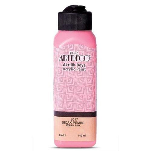 Artdeco Akrilik Boya 140 ml Sıcak Pembe - 4 adet