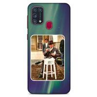 Samsung Galaxy M31 Kılıf Atatürk (21) Koruyucu Kapak Yeşil Gökyüzü
