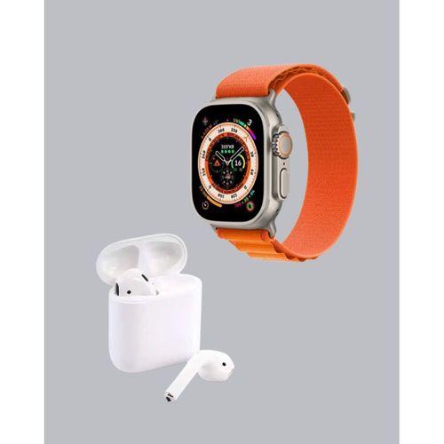 S8 Ultra Akıllı Saat Ve Bluetooth Kablosuz Kulaklık 2’li Set