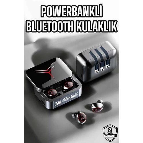 Yeni Nesil Powerbankli Bluetooth Bağlantılı Kablosuz Kulaklık