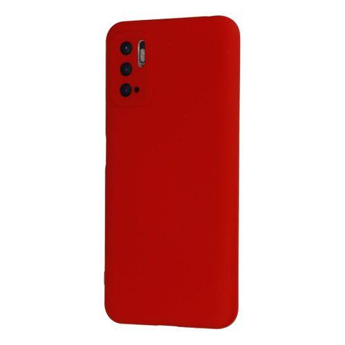 Newface Xiaomi Poco M3 Pro Kılıf Nano içi Kadife  Silikon - Kırmızı