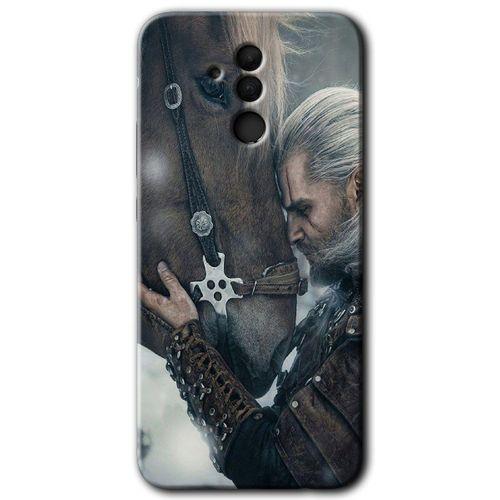 Huawei Mate 20 Lite Kılıf Baskılı Kapak - Kadim Dost +Tam Kaplayan Mat Seramik